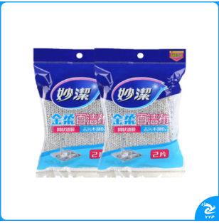 妙洁(MIAOJIE) 厨房洗碗洗锅 金柔百洁布2片装 Jd.30包起售 (偏远区域下单前请电话咨询)