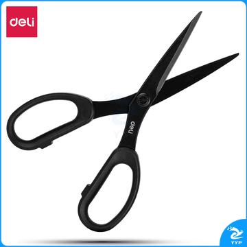 得力77790剪刀175*74mm（黑色）（单位：把）