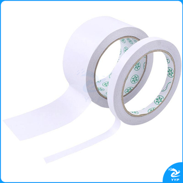 伏兴 FX951 棉纸双面胶带 高粘度两面胶带办公胶布 半透明棉纸胶带 8mm*17m（10卷装）（箱）