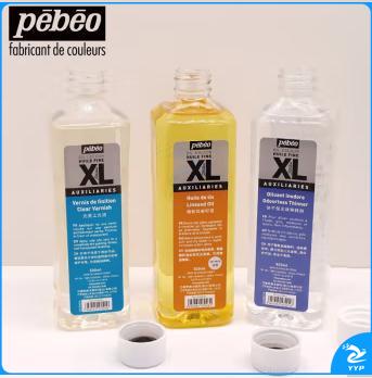 贝碧欧专业油画颜料辅料 上光油 调色油 亚麻籽油 500ml矿物精油 500ml精制亚麻籽油 zhygh_20230515