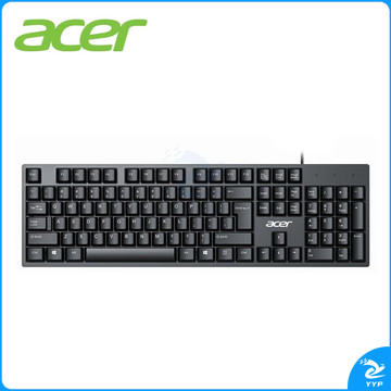 宏碁(acer) 键盘 有线键盘 办公键盘 笔记本键盘 电脑键盘 防泼溅 经典手感 K-212B
