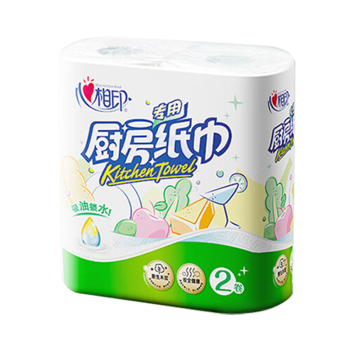 心相印厨房用纸厨房卷纸擦油纸家用厨房纸吸油吸水加厚纸巾家庭实惠装 1卷