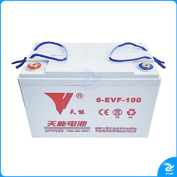 天能 6-EVF-100A 12V100Ah 新能源电动四轮轿车叉车汽车巡逻车蓄电池