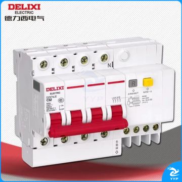 德力西电气漏电保护器4P家用工业空开断路器漏保空气开关DZ47SLE 32A