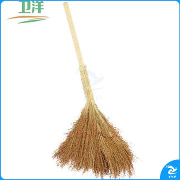 卫洋WYS-480木杆高粱小扫把 扫马路植物扫把清洁笤帚苗子学校单位扫地面