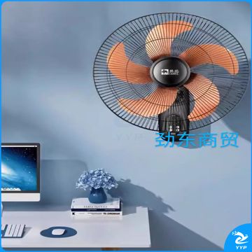 40T壁扇壁挂式电风扇餐厅风扇遥控挂扇墙壁工业摇头大风扇节能宿舍办公室车间金属壁扇铝扇叶18寸