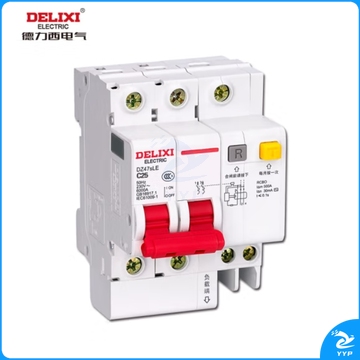 德力西 DZ47SLE-2P C型25A (拼装)漏电保护断路器