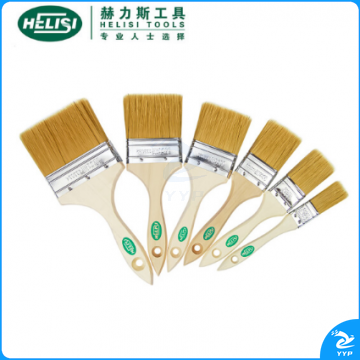  HELISI油漆刷平刷板刷刷子自然棕毛刷100#(4寸) JC.214