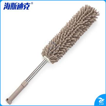 海斯迪克 HZL-36 雪尼尔除尘掸可伸缩除尘掸 汽车扫灰清洁工具 卡其色.
