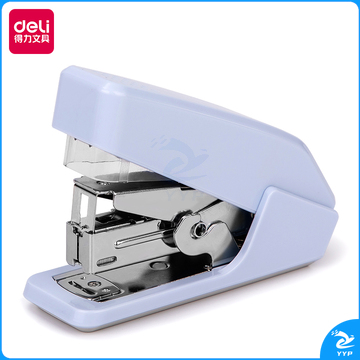 得力（deli）0460欧阳娜娜代言款订书机(浅蓝)(一订书机一PET盒)