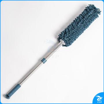 海斯迪克 HZL-36 雪尼尔除尘鸡毛掸 可伸缩除尘掸汽车扫灰清洁工具 藏蓝色