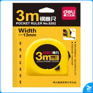 得力8202 3m钢卷尺