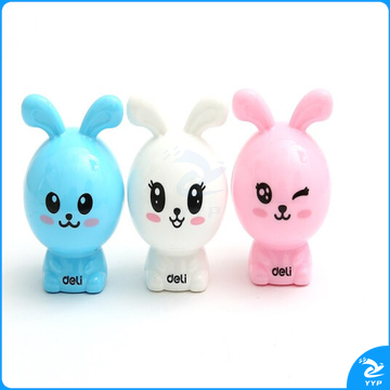 得力0560悠悠兔卷笔刀混色12只/盒(单位:盒)