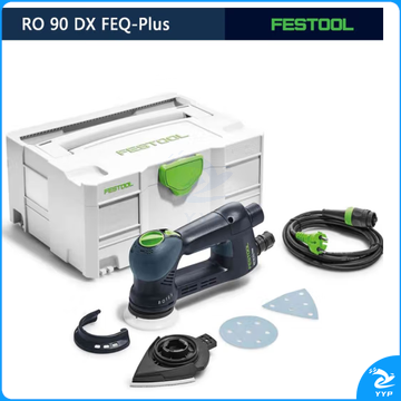 FESTOOL德国费斯托干磨机劳钛士多用机打磨抛光机电动吸尘砂纸机 RO 90 DX