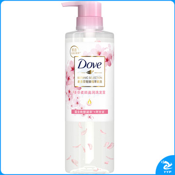 多芬(DOVE)天然植萃樱花香洗发露470ml 针对毛糙暗淡发质 柔顺盈润洗发水洗发乳（无硅油）