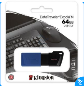 金士顿(Kingston)64GB USB3.2 Gen 1 U盘 DTXM