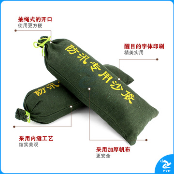 防汛沙袋30*70防汛抗洪沙袋(不含沙)