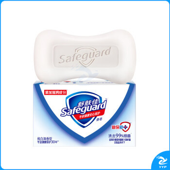 舒肤佳 香皂 纯白清香125g 温和滋养 天然植物皂基 新旧包装随机发货