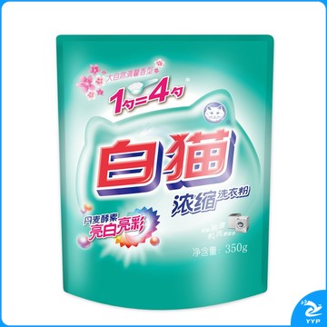 白猫 浓缩洗衣粉 350g.