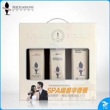 阿道夫(ADOLPH)精油洗护专研去屑套装(800洗发+500沐浴+500护发