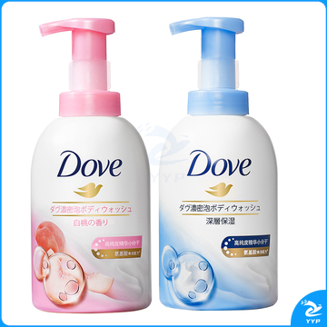 多芬(DOVE)沐浴泡泡套装（深层营润400ml+樱花甜香400ml）神经酰胺加温和氨基酸持久留香