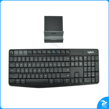 罗技（Logitech） K375s 无线蓝牙键盘 家用商务全尺寸办公键盘 电脑平板IPAD键盘 黑色 