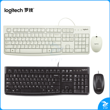 罗技 MK120 键鼠套装 键盘套装 （黑白两色可选）