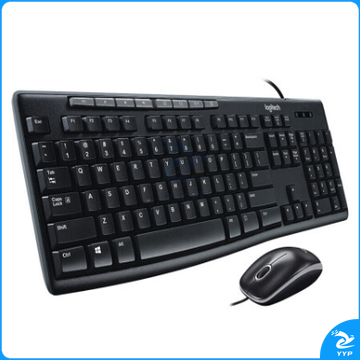 罗技（Logitech）MK200 有线键鼠套装 