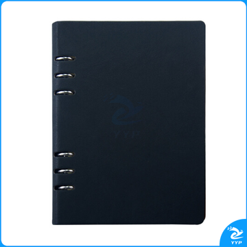 申士 A5/25K镂空活页商务记事本 办公笔记本 日记本 黑色