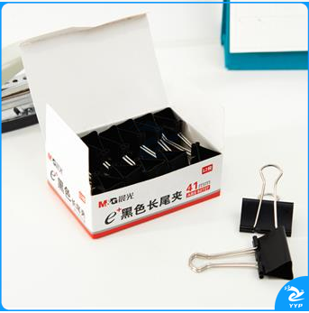 晨光（M&G） ABS92727 长尾夹 41mm 黑色 12枚/盒