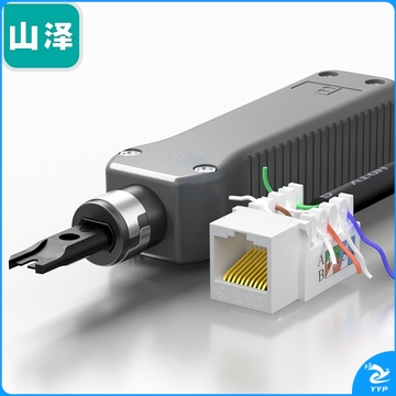  山泽(SAMZHE) 打线刀 模块配线架打线工具 打线器 打线钳 电话网络通用卡线刀SZ-324B 