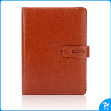 申士商务活页皮面本活页B5/95张 棕黄色（个）