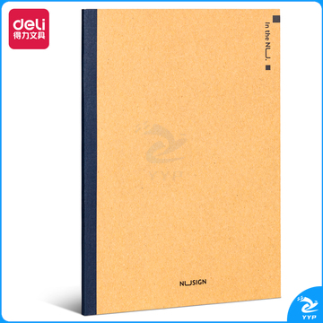 得力纽赛NS295记事本A5/40张 (4本装)210mm*148mm(混)