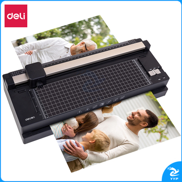 得力14377塑封机(黑)(1台/盒)