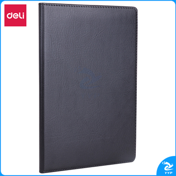 得力7900皮面笔记本-16K-80张(黑)