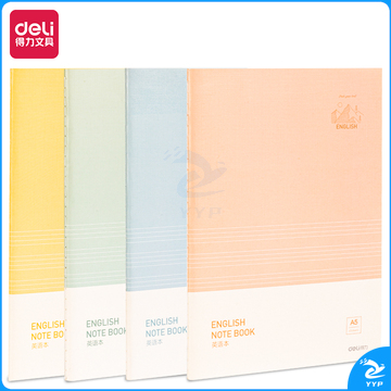 得力FA540缝线本(彩色英语本)(本)