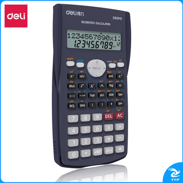 得力(deli)D82MS函数科学计算器 240种功能考试计算机