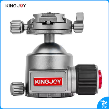 劲捷(KINGJOY)T40X 单反微单相机三脚架适用铝合金全景球形云台 【球型云台】T40X