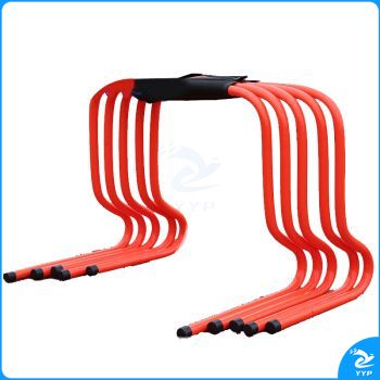 跨栏架障碍栏儿童幼儿园跨栏小栏架田径灵敏小跨栏架足球训练器材 40cm橘色跨栏