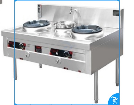 御丰 节能王炒灶120w*2 质保一年 低噪音炉头 风机铸铁一体炉膛 带电子打火