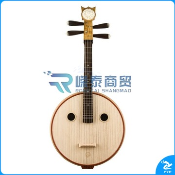 星海中阮8571QY 红木色民族乐器清水头花 山榆木中阮