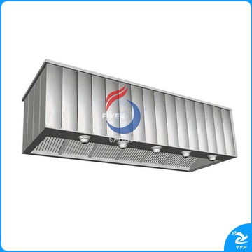 飞月厨具不锈钢排烟罩排烟系统一套