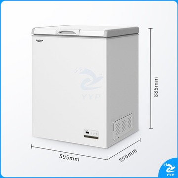 澳柯玛 （AUCMA） 100升小冷柜 商用风冷无霜母乳冰柜 冷藏冷冻转换卧式顶开门冰箱 BC/BD-100WHNE