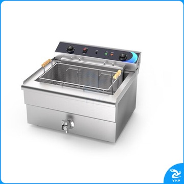 东贝  电炸锅单缸商用电炸炉大容量加厚加长油炸机 EF-301V  货号：JC