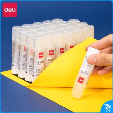 得力(deli)8g透明色ACR固体胶水/胶棒 高粘度顺滑便携 24支装 办公学习 7106ACR-8g24支