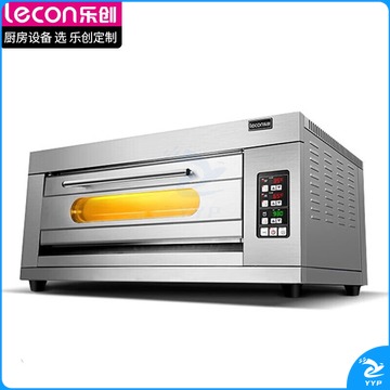 乐创（lecon）烤箱商用一层二盘蛋糕面包披萨烘炉双层烤炉大容量家用电烤箱 EB-J2D-Z