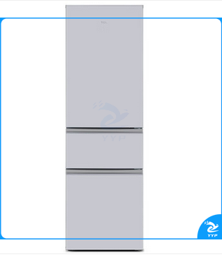 TCL BCD-215TC 215升三门养鲜电冰箱 闪白银 家用冰箱