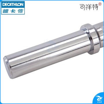 迪卡侬 哑铃杆0.35米短杆铁杆镀铬短杆单根CRO哑铃杆-963084