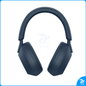 索尼(SONY)WH-1000XM5 头戴式无线降噪耳机 AI智能降噪 深夜蓝色