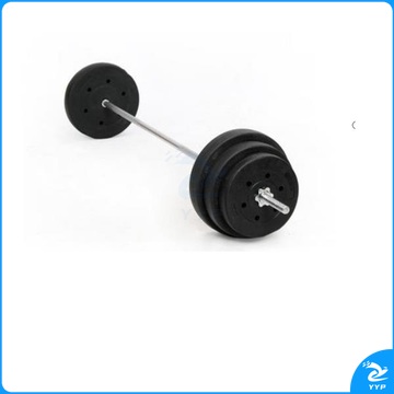 军霞JX-200DKP 200公斤大孔杠铃片＋1根商用奥铃匹克杠铃杆(一套)